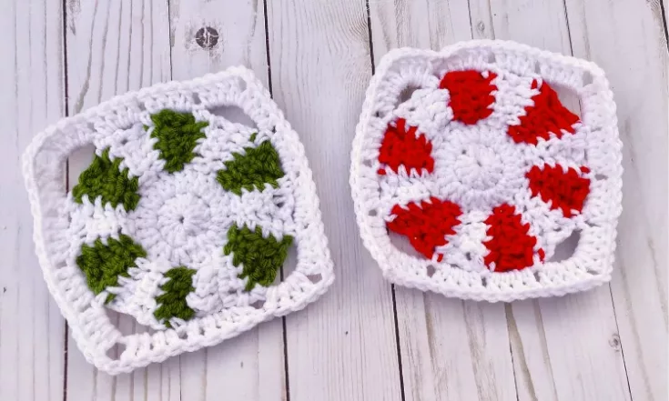 Image for Peppermint Granny Square (Crafty Kitty Crochet)