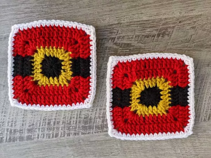 Image for Santa's Belt Granny Square (Crochet Bits)