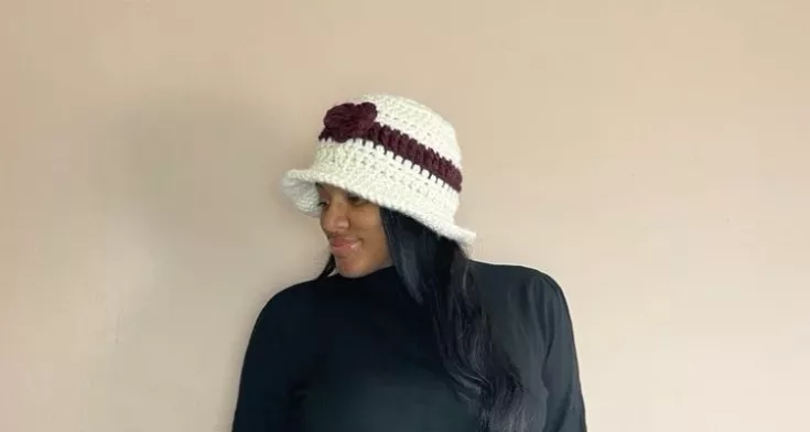 Image for Wrapped in Love Hat - Creations By Courtney