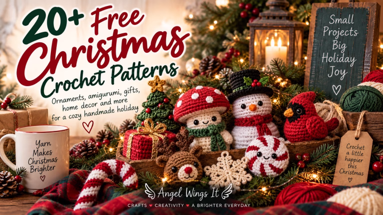 Find 20+ free Christmas crochet patterns for ornaments, amigurumi, gifts and cozy holiday decor, from quick makes to whimsical favorites