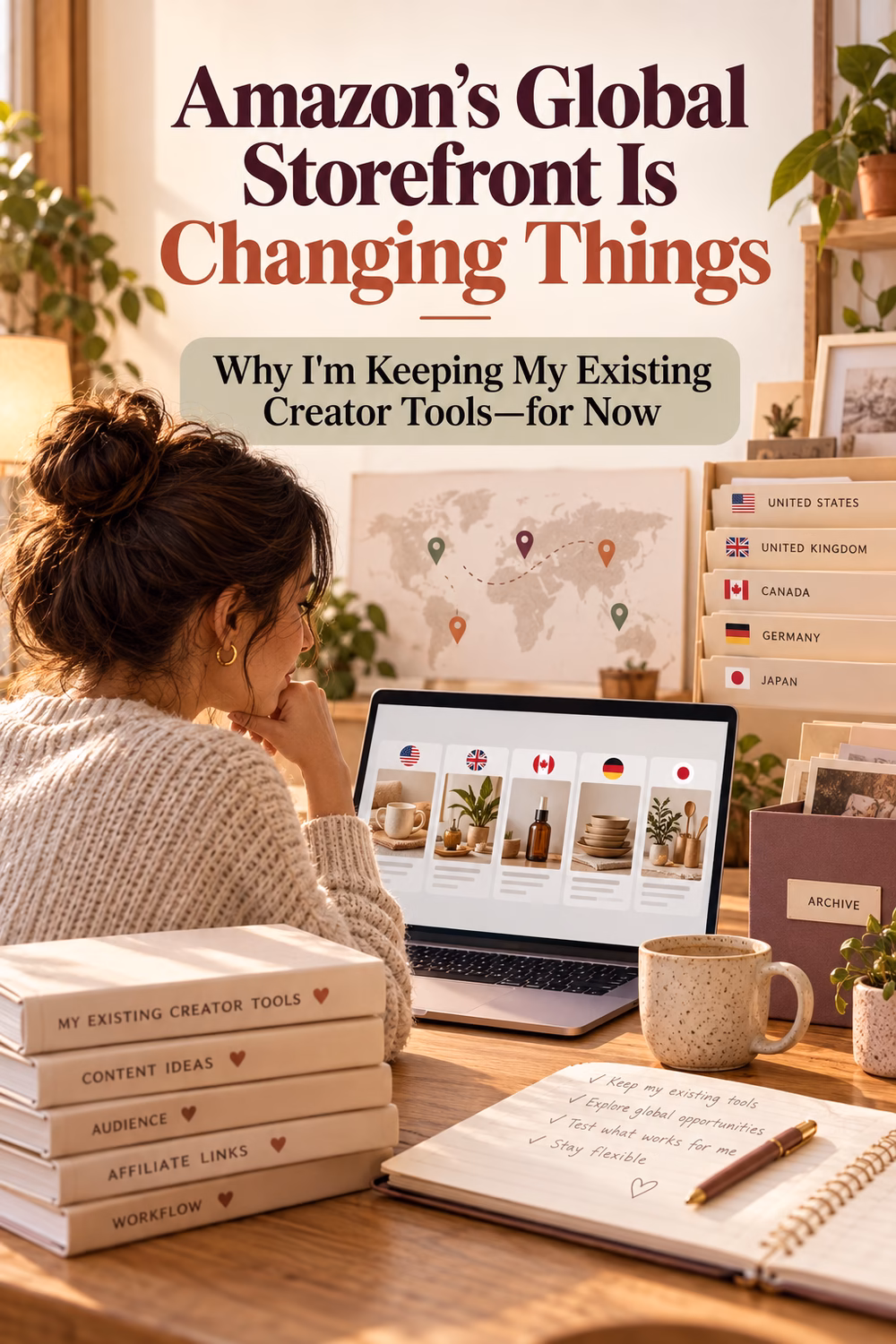 Amazon’s Global Storefront is changing things, and I’m keeping my existing creator tools for now.
